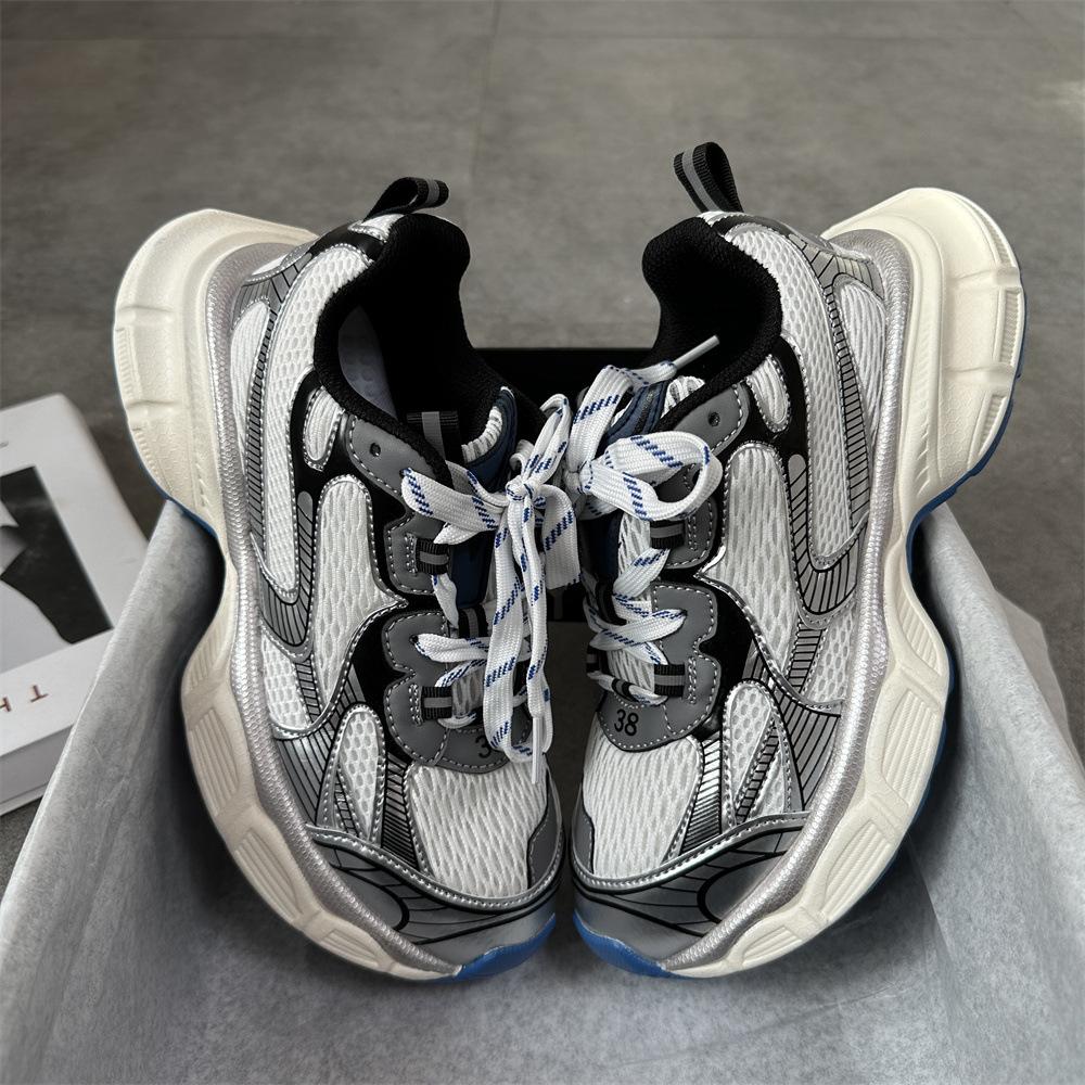 American Retro High-End Men'S Tide Hong Kong Style Street Shot Platform Couple Casual Sports Shoes Women