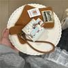 Autumn and Winter Striped Embroidered Dachshund AirPods Pro1 Protective Cover New 1st Generation Earphone Cover Portable 1/1st Generation