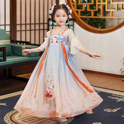 Girl Hanfu Ancient Costume Children Chinese Style Little Girl Dress Tang Dress Princess Skirt National Costume Children