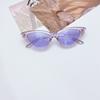 2025 child Resort Cat Eye Personality New Children's Sunshade UV400 Protection Sunglasses