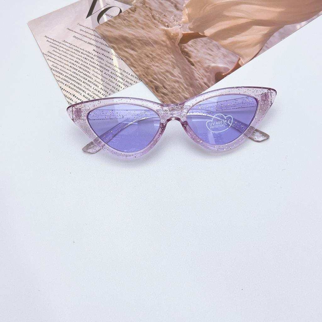 2025 child Resort Cat Eye Personality New Children's Sunshade UV400 Protection Sunglasses