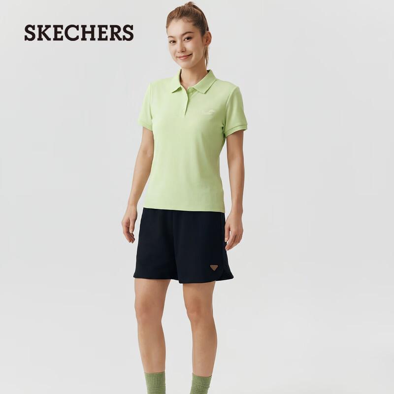 Skechers Knitted Short-Sleeve Polo Shirt L 95