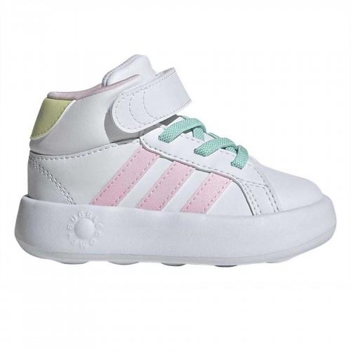 Adidas Childrens/Kids Grand Court Mid Calf Trainers