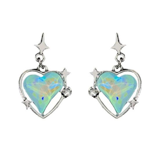 1 Pair Stud Earrings Rhinestones Dressing Up Decorative Chic Women Wedding Party Drop Earrings Jewelry Accessories