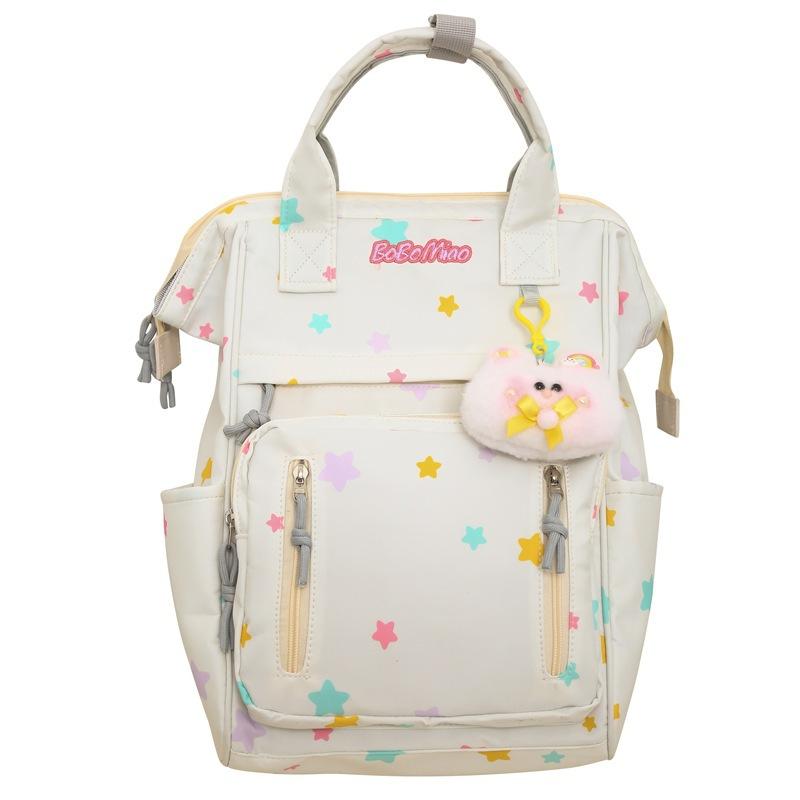 

School bag female Korean version ulzzang campus small fresh versatile casual large capacity student school bag cute backpack Single Pack
