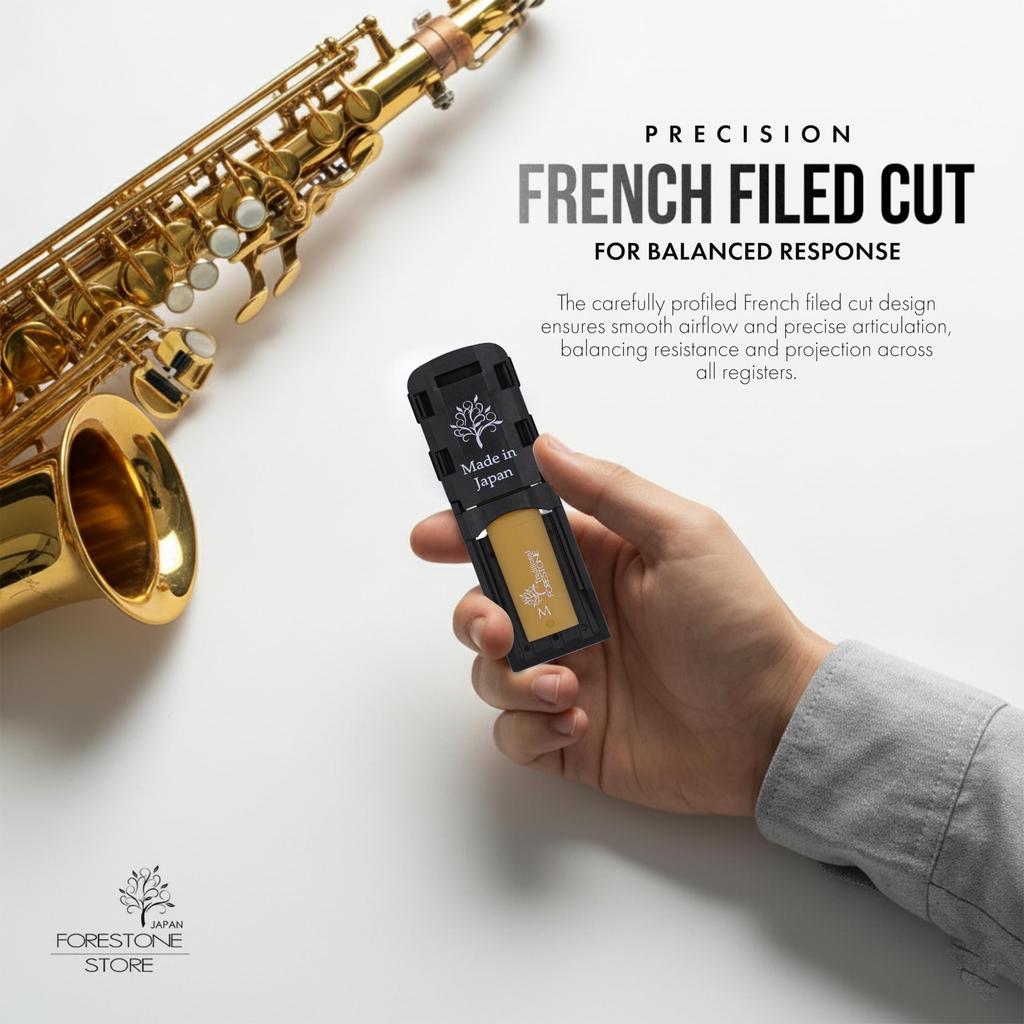 FORESTONE Traditional Soprano Saxophone Reeds [Hardness: M (Medium)]