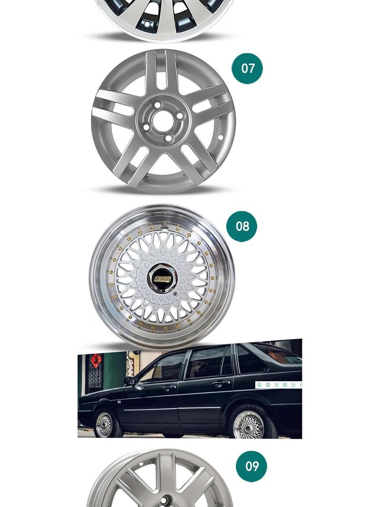 Volkswagen Santana & Jetta 14-16 Inch Alloy & Steel Wheels