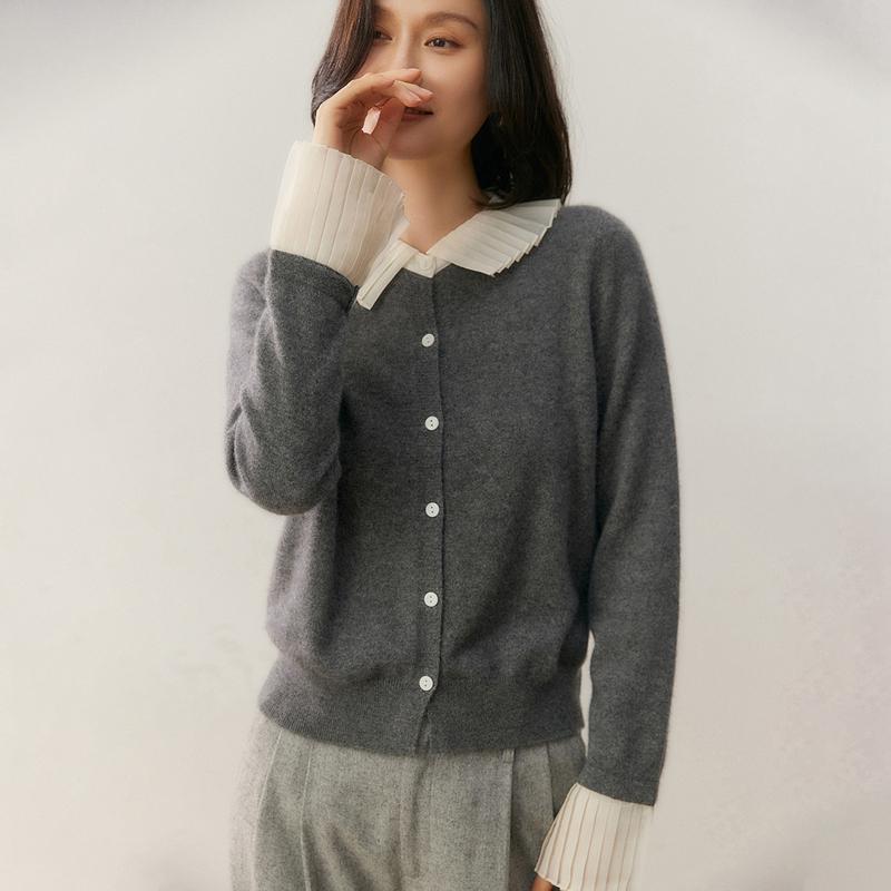 Qinghe 100% Pure Cashmere Women's Sweater - Ultra Soft Luxury Winter Pullover