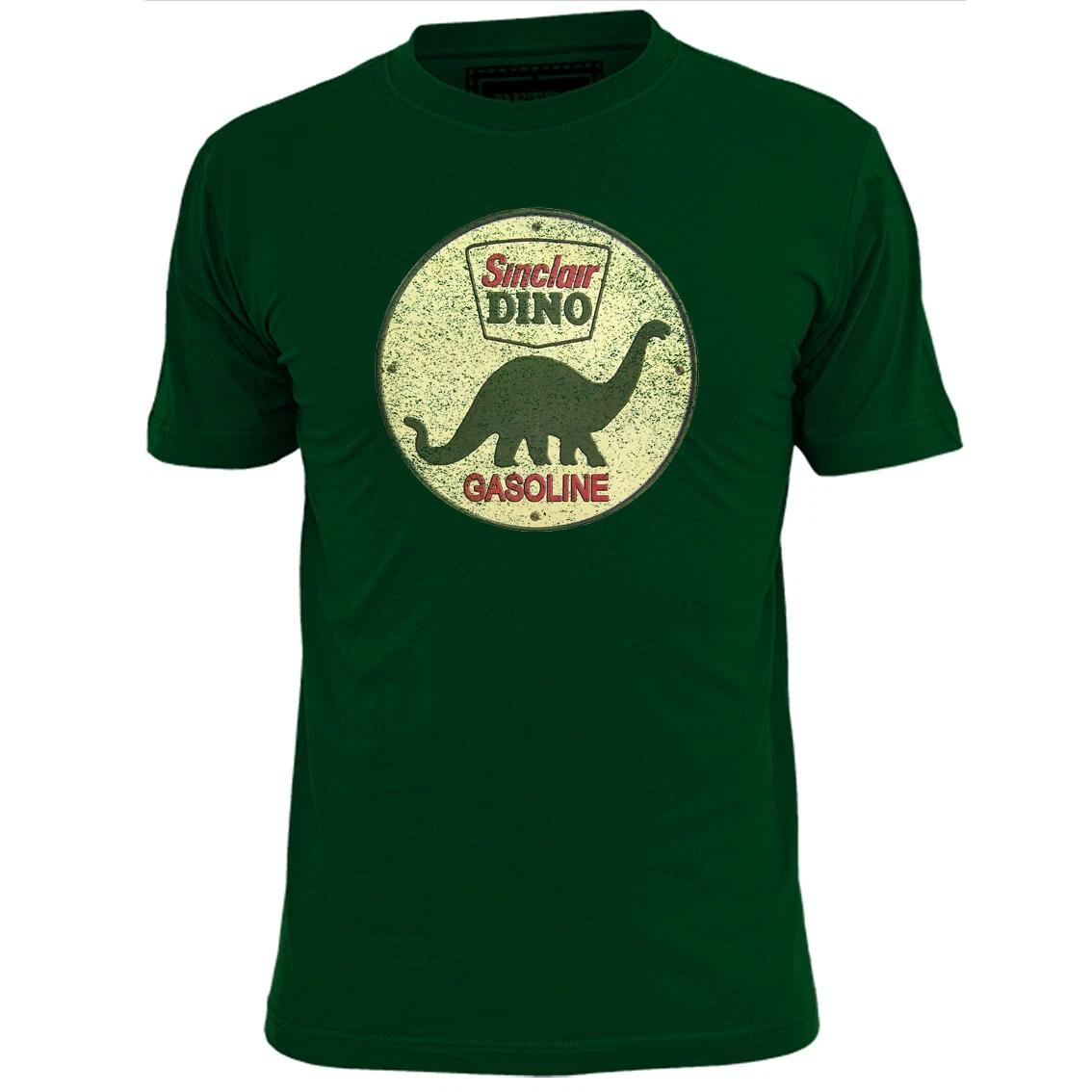 Mens Sinclair Dino Vintage Motor Oil T shirt Retro Petrol Gas S