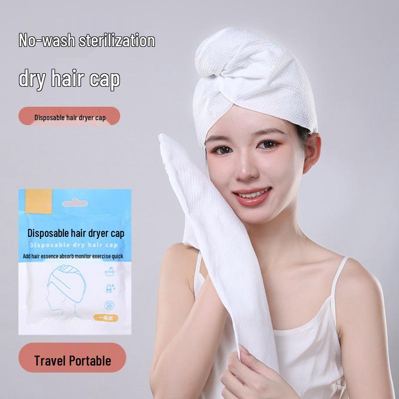 Portable Quick-Dry Hair Cap: Absorbent Travel Towel Set