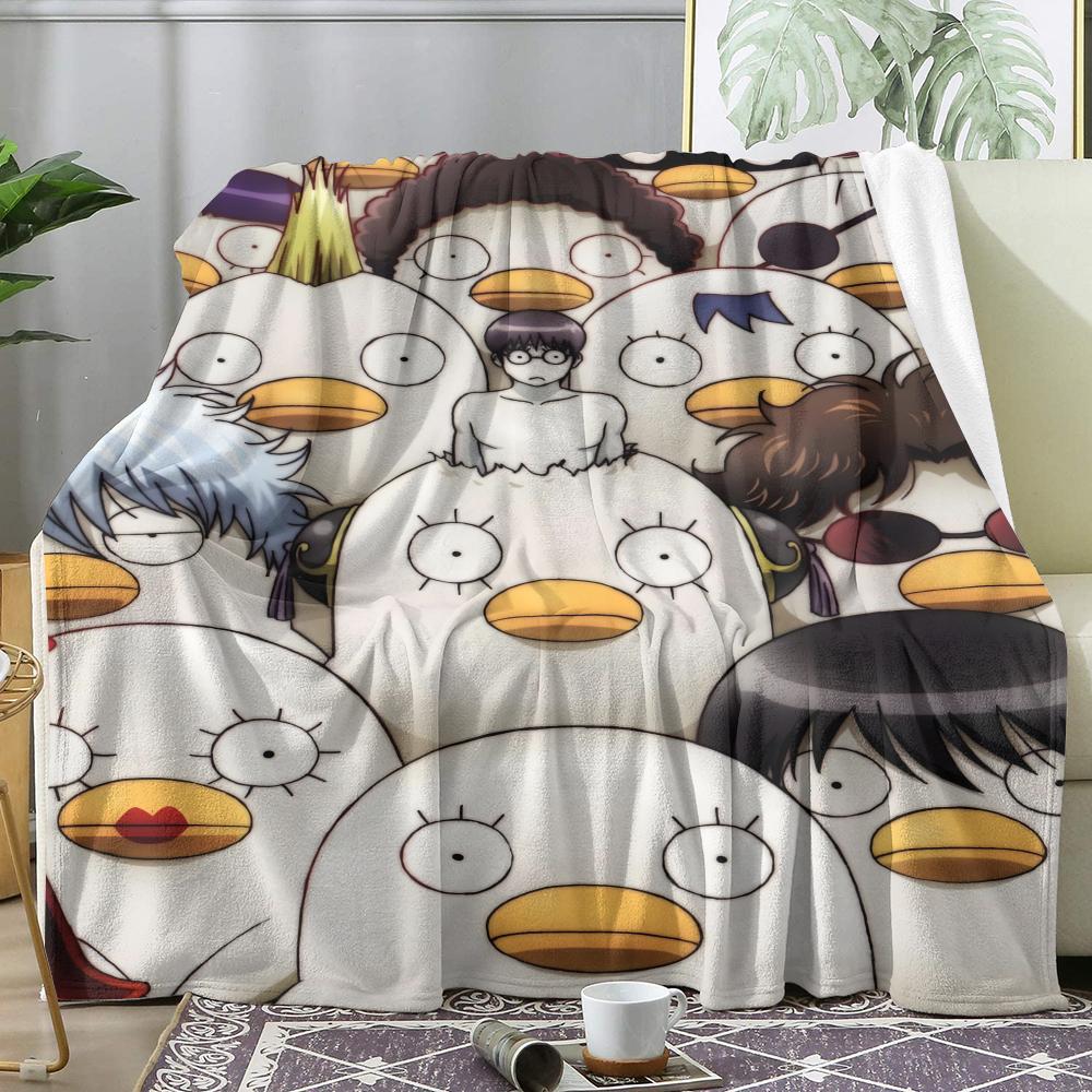 G-Gintama Elizabeth Throw Soft Flannel Throw Summer AC Blanket Lightweight Cool Nap Blanket for Sofa Bed Couch Travel