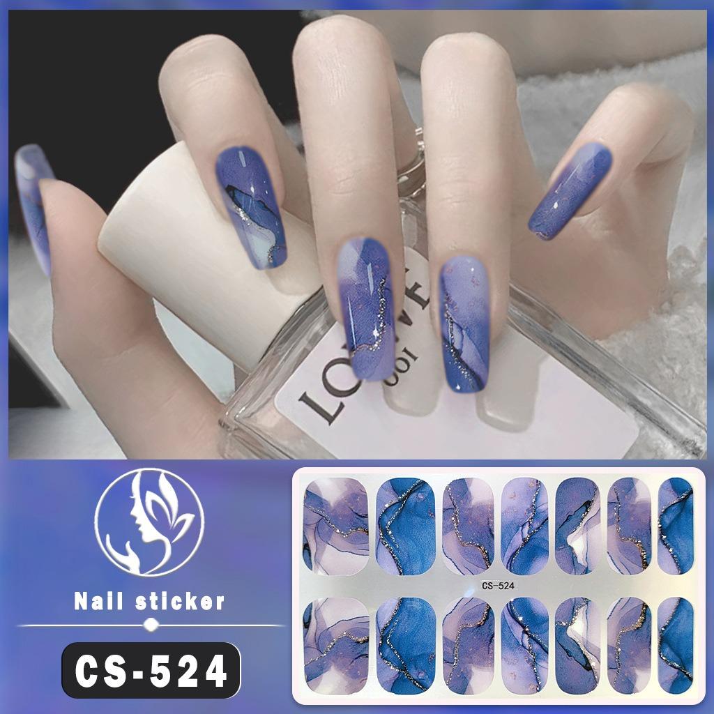 New Series of Waterproof Nail Stickers Made From Soak-free Gel Polish, Full Coverage, Solid Colour, with Iridescent Effect, Nail Paper, Nail Patch