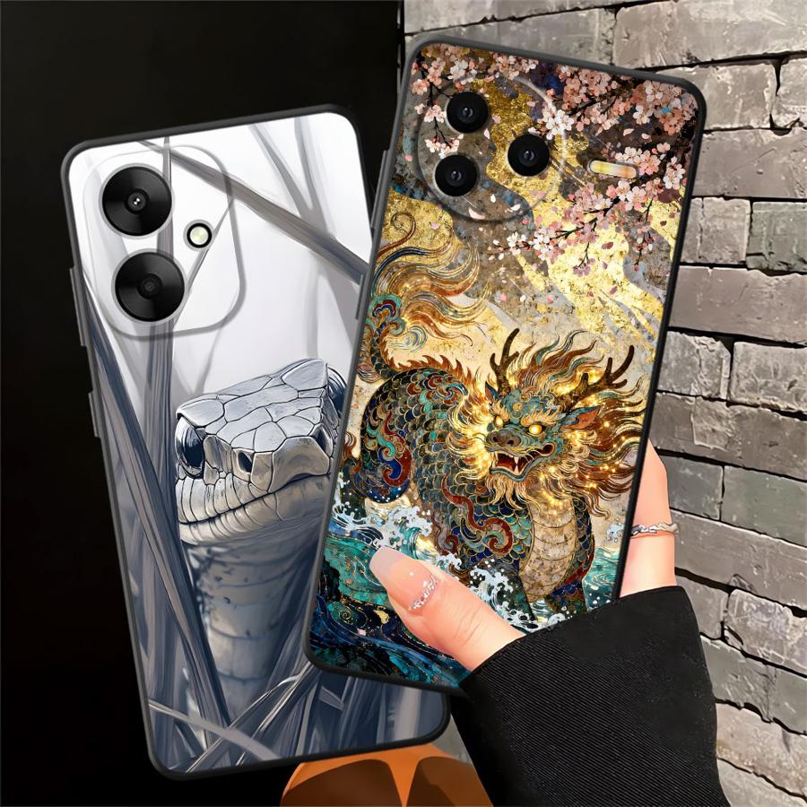 Cool Dragon Funda Phone Cover Case for Xiaomi Redmi A5 A3 K40 K80 Pro 12C A1 A2 Plus 13C 14C A4 10 9