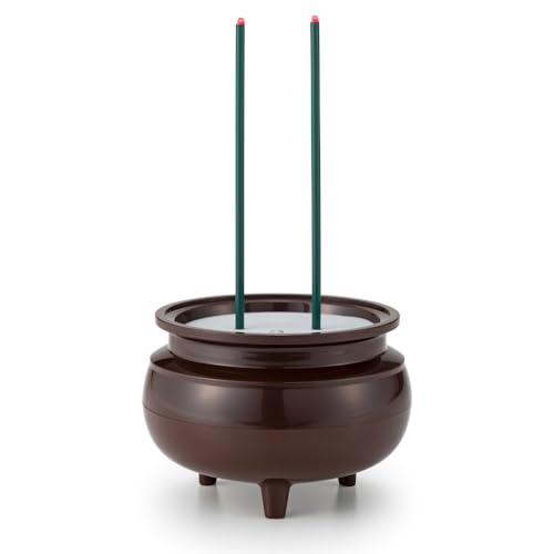 

(Made in Japan LED Incense Sticks with Auto-Off) Fireless Incense Sticks, Electronic LED, Battery-Operated, Electric, for Buddhist Altars, Medium