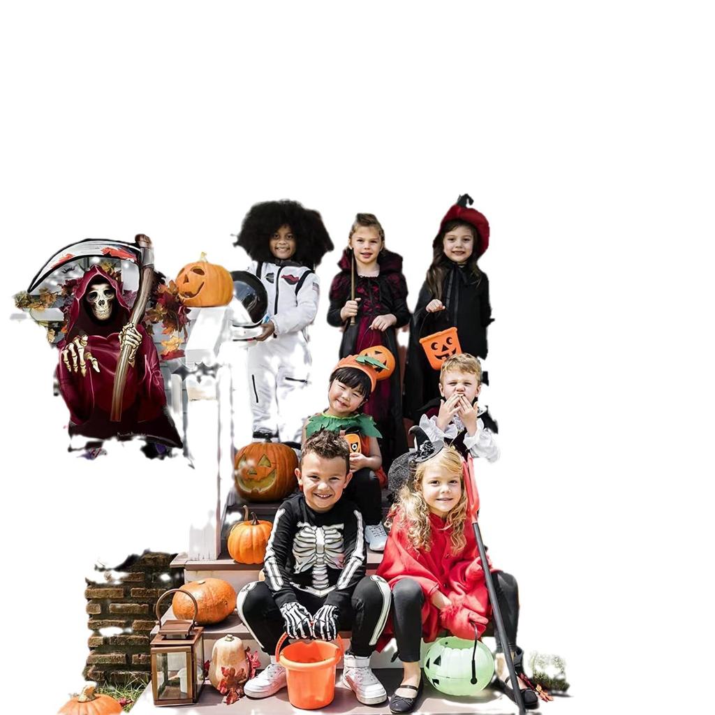 20.24 Million Halloween Balloon Chain Arch Set Halloween Blood Handprint Balloon Decoration Ghost Party Balloon Supplies