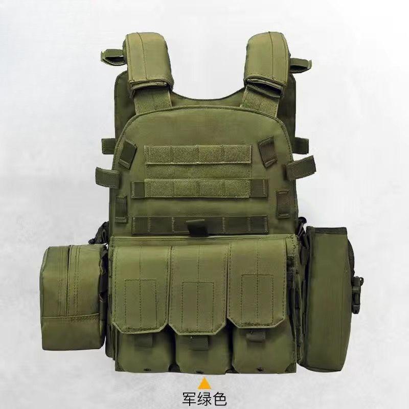 Camo Nylon Tactical Vest for Kids - Body Protection Hunting Carrier with Pouches Children's Gear for Training And Camping