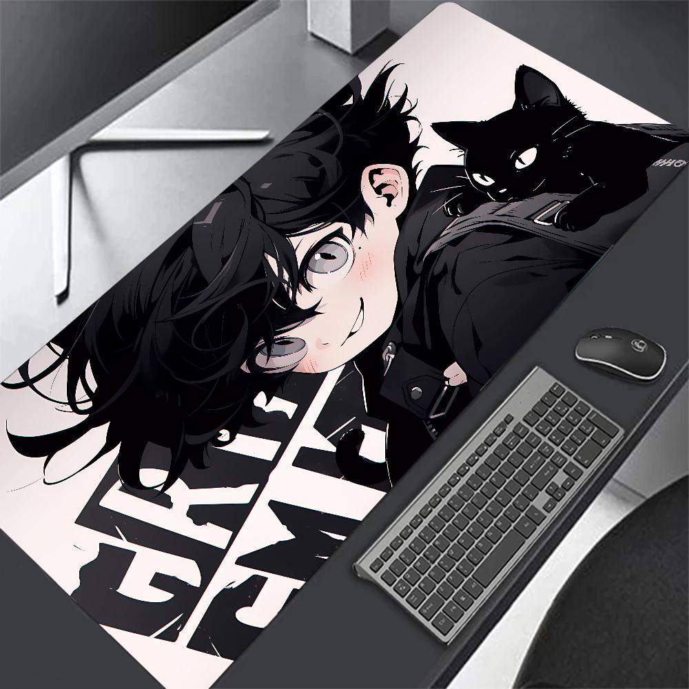 Large desk Pad Anime Boys and Girls Mouse Pad Cute HD Desk Pad Avatar Extended Gaming Keyboard Mats Large 600x1200mm Mousepad