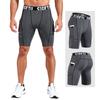 Pantalones Cortos de Entrenamiento para Correr para Hombre con Bolsillos Laterales Secado Rápido Mallas de Entrenamiento para Gimnasio Pantalones de Fitness