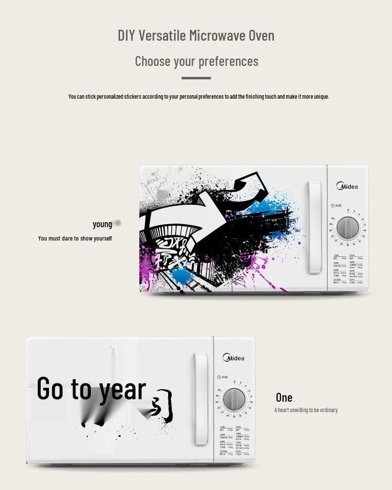 Midea M100/PM2000 20L Mini Turntable Mechanical Microwave Oven