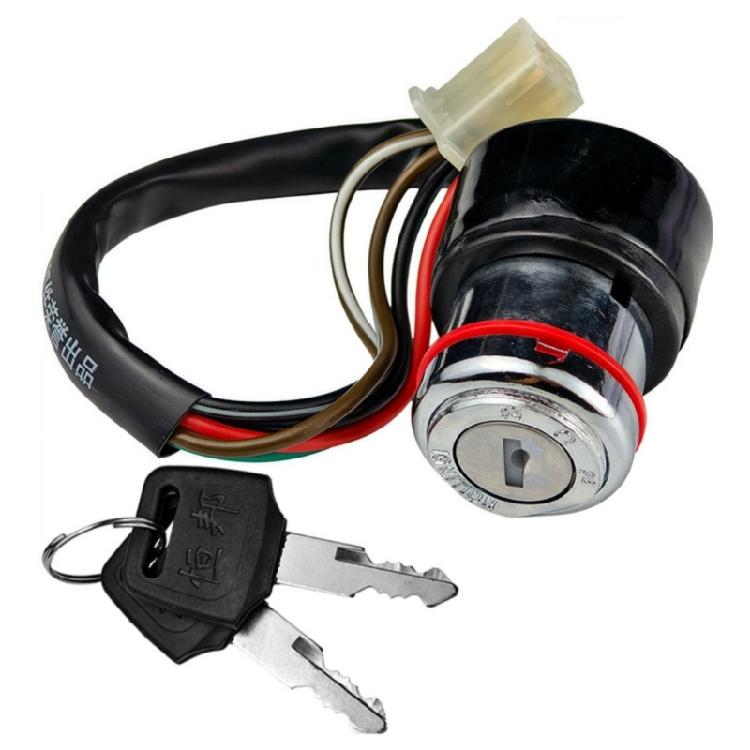Motorcycle Electric Bike Ignition Key Switches Strong Metal Heatproof Structure High Durability Bike Switches for GN125