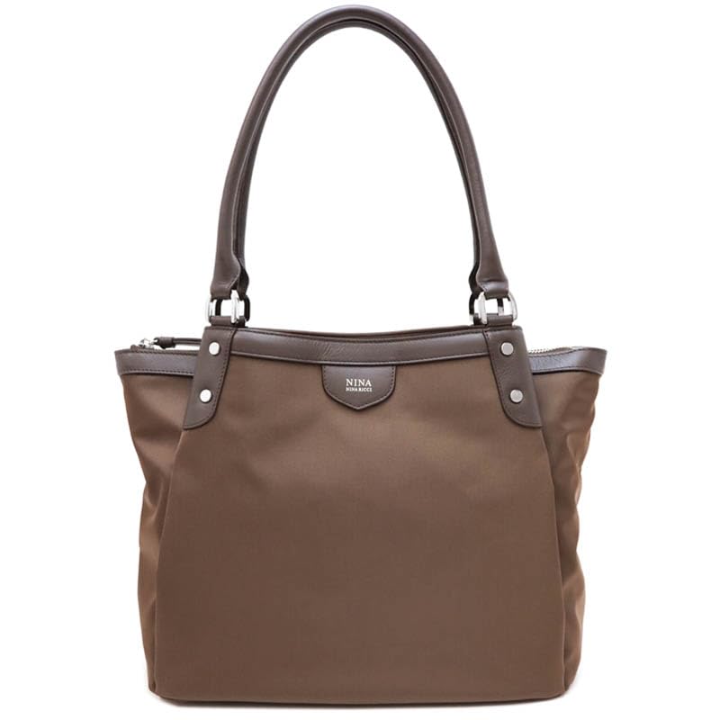 Сумка-тоут Nina Nina Ricci Vega, 31-1408, Женская, Темно-коричневая