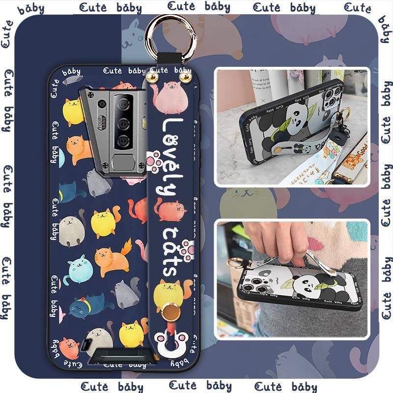 Fashion Design Durable Phone Case For Blackview BV6900 Shockproof Back Cover Cute Kickstand Phone Holder Soft case Ring