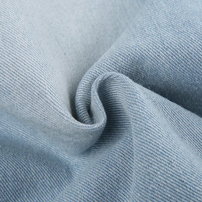 Vintage Design Sense Street Personality Solid Color Holes Casual Loose Straight Pants Low Waist Hot Girls Jeans Stitching Skinny Cool Girls Jeans