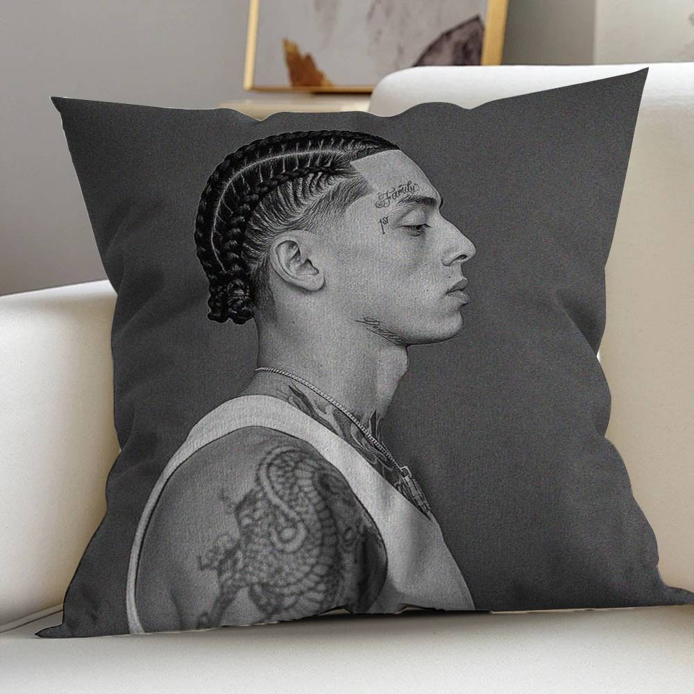 Singer Central Cee Personalized Pillow Dust Cover Bedroom Kids Party Decoration Pillowcase Birthday Children Gift