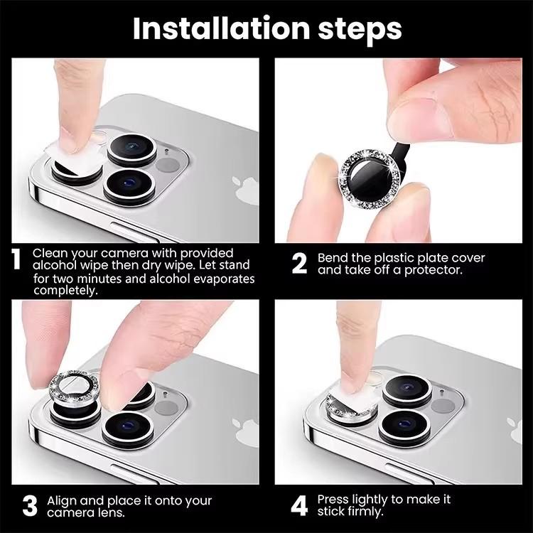 HD Eagle‑Eye Metal Alloy Ring Tempered Glass Camera Lens Protector For Honor 600 Pro 600 Lite Full‑Coverage Anti‑Scratch Cover