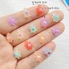 100 Colored Mini Parent-Child Turtle Jewelry - For Diy Nail Art Scrapbook Wedding Earrings And Jewelry Crafts