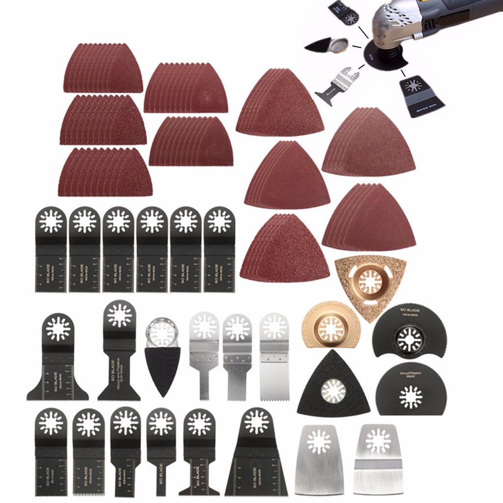 Tool Saw Blades Accessories For Bosch Fein Makita Lot 100Pcs Oscillating Multi