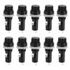 10PCS 10A Electrical Screw Holder 6*30 Flat Tube Type Fusehold  Car DIY Projects