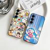 Anime D-DoraemonS-M Phone Case Silicon Phone Case For Samsung S24, S25 S22,S30,Note20,Lite,Ultra,Shockproof, Black,Case