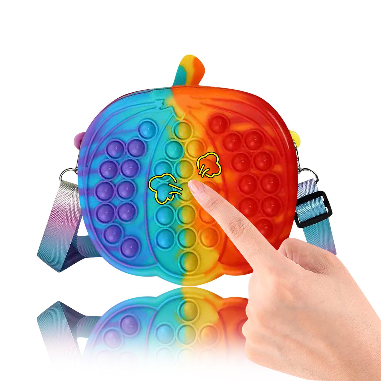 

Toy Shoulder Bags, Sensory Toy Bag, Toy Bag, Sensory Shoulder Bags, Fashion Creative Shoulder Bag,Stress Relief And -Anxiety Toy