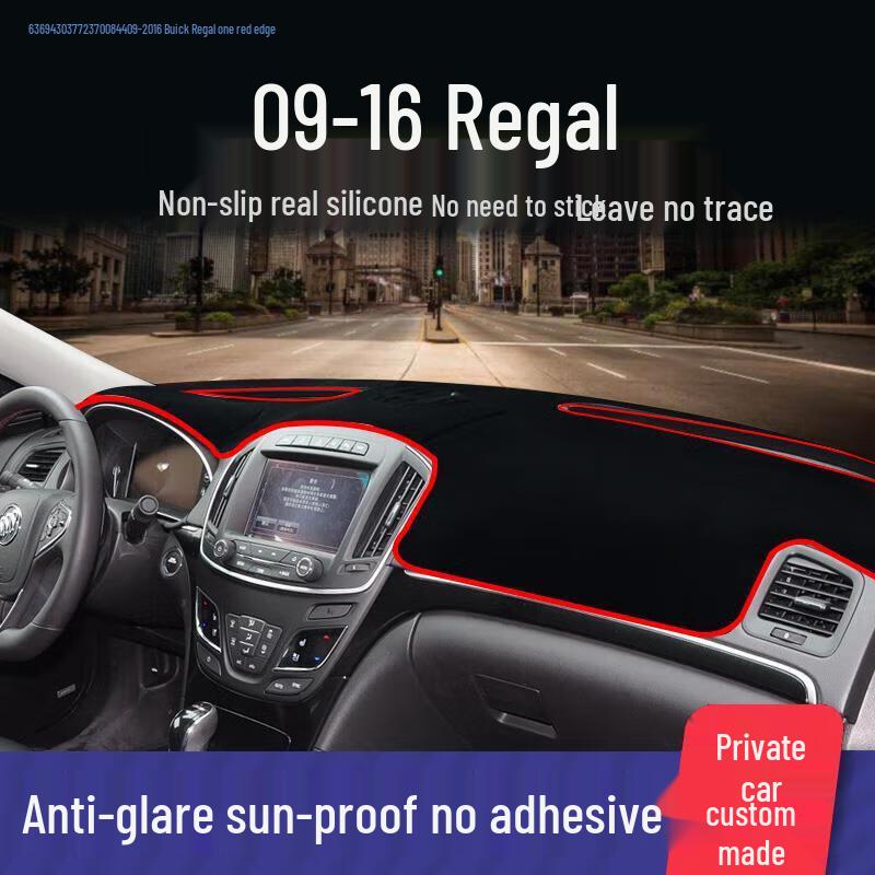 Compatible Sunshade Anti-Glare Mat for Buick Envision, Verano, LaCrosse, and Excelle Front Dashboards