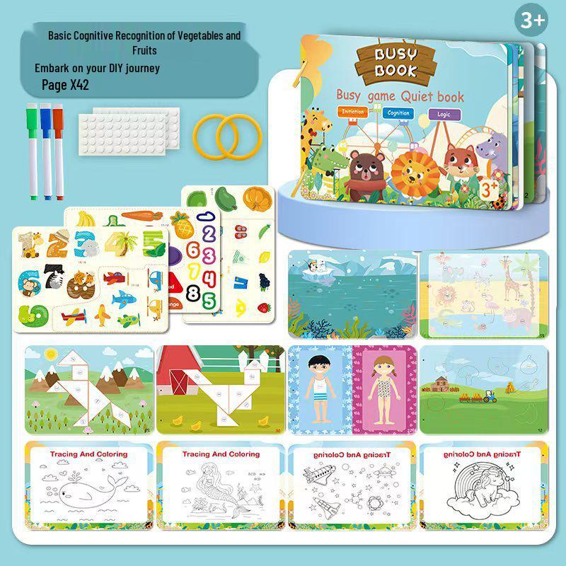 Infant Enlightenment Sticker & Quiet Book: Tear-Apart Early Education for Toddlers