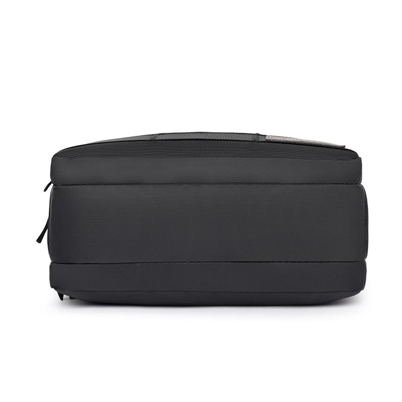 Borsa a tracolla leggera da uomo multistrato in nylon, alla moda, casual, per viaggi d'affari, resistente, con tracolla rimovibile