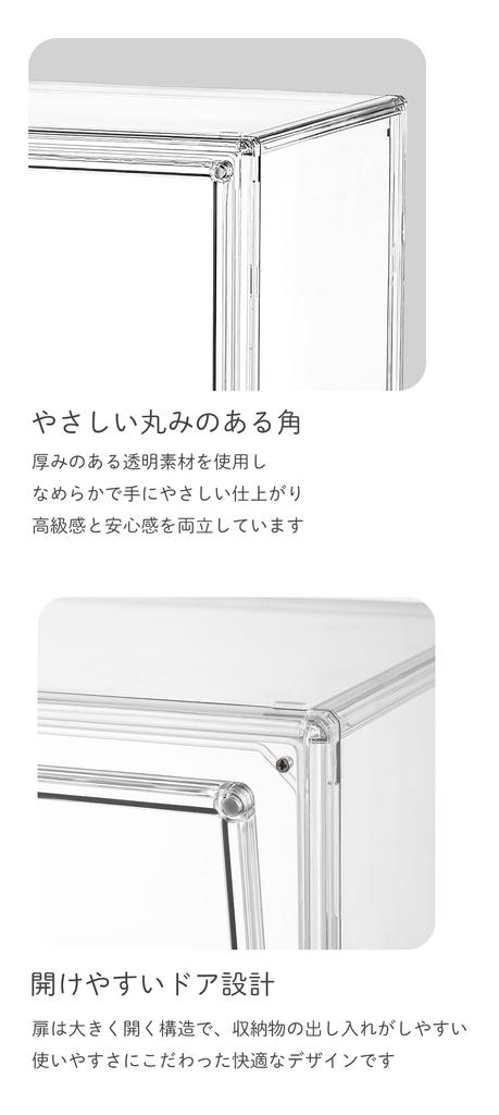 Gorocking Figure Transparent Storage Collection Display Large Small Item Clear Case Case, Case, Case, Case, 27x18x22cm/36x22x27cm/40x25x30cm,