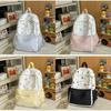 Cute Cartoon Cat Backpack For Girls With Nylon Material And Large Capacity For School And Travel