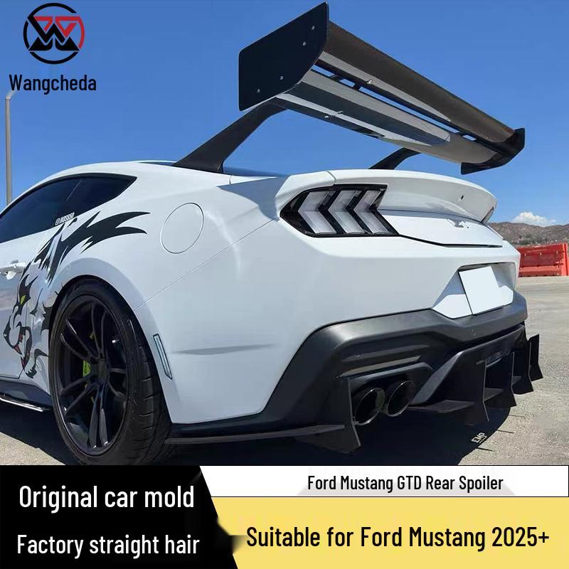 Ford Mustang GTD Rear Carbon Fiber Spoiler & Diffuser Modification Kit