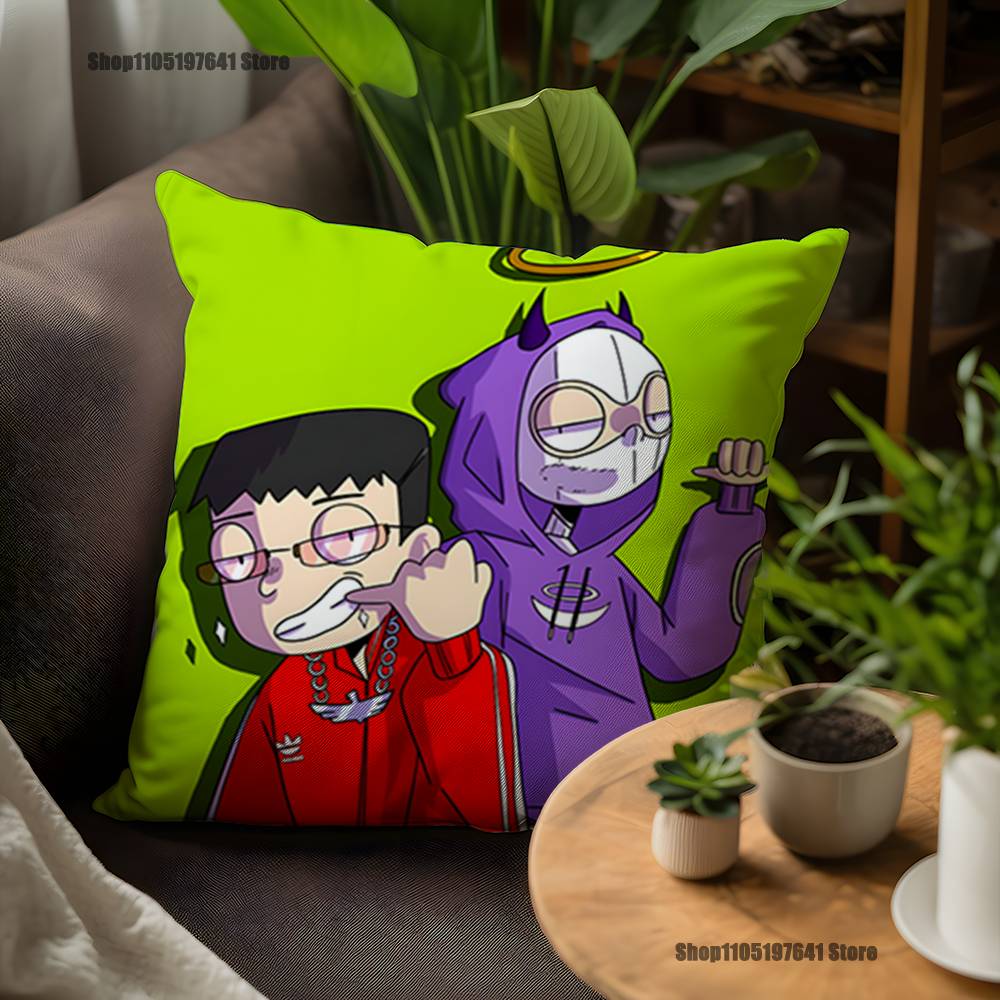 Rapper Thasup ThaSupreme Pillow Case For Sofa Decor Car Office Room Printing Cushion Cover Decorations and Protector 12x12Inch