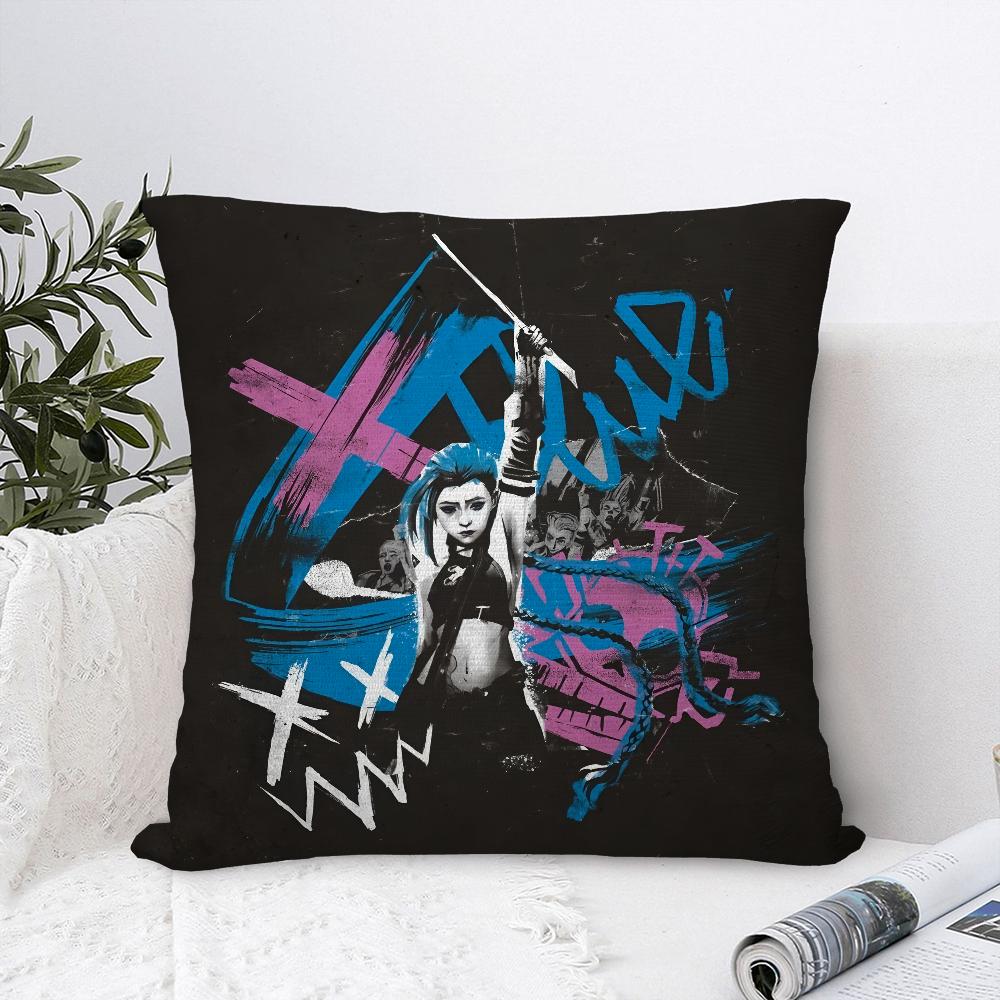 Boom Jinxed A-Arcane Pillow Case Sofa Decorative Home Double-Sided Printing Short Plush Cushion Cover Throw Pillow Cover Gifts