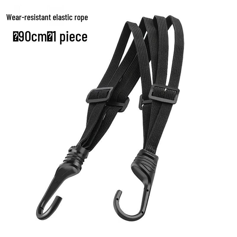 Elastic Motorcycle Bungee Cord & Tie-Down Strap for Rear Seat and Helmet Luggage