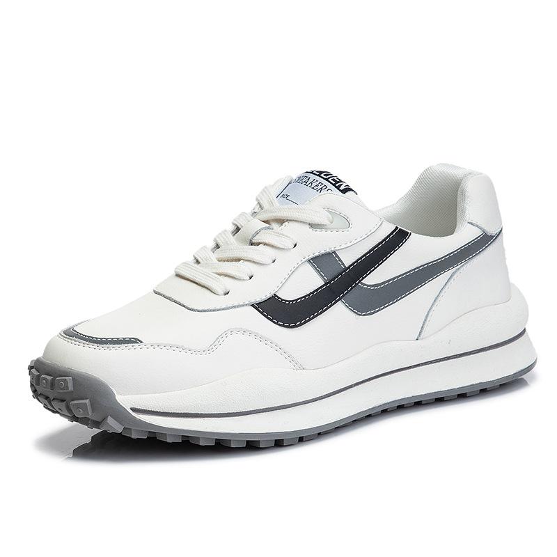 Forrest Gump shoes women's spring 2025 new dad shoes flat running breathable sports shoes women's casual leather women's shoes trend