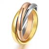 Three Worlds Titanium Couple Ring - Rotating Anti-Anxiety Mindfulness Jewelry