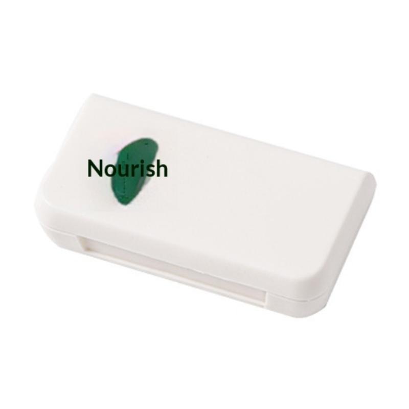 Portable Pill Box With 3 Compartments Cute Pattern Sealed Lid Perfect For Travel Outdoor Daily Medicine Use