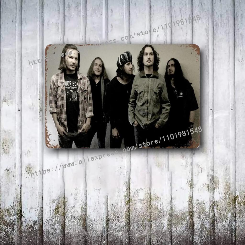 Pearl Jam Bands Metal Dekor Poster Vintage Blechschild Metallschild Dekorative Plakette für Pub Bar Man Cave Club Wanddekoration
