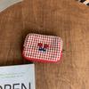 Multifunctional Plaid Makeup Bag Cloth Toiletry Bag Fashion Travel Storage Bag  Unisex