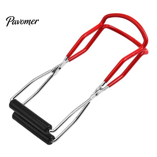Canning Jar Grabber Tool Stainless Steel Tongs, Multipurpose Kitchen Lifter Plate Bowl Safe Handling Gripper, Non Slip Heat Resistant Clamp