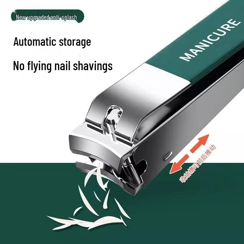Haushalts-Anti-Spritz-Pediküre-Nagelknipser-Set - Mittlere Größe, Flache & Schräge Knipser